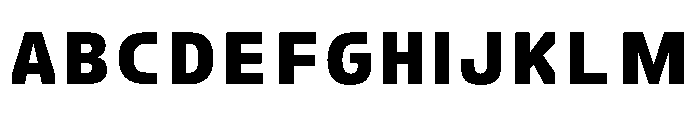 FC Crimp 360 Black Font UPPERCASE