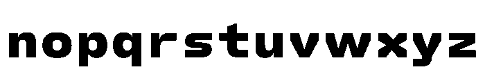 FC Crimp 360 Black Font LOWERCASE