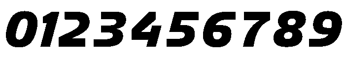 FC Crimp 361 Black Italic Font OTHER CHARS