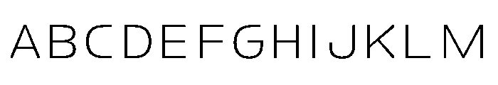 FC Crimp 410 Expanded Light Font UPPERCASE