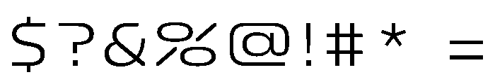 FC Crimp 420 Expanded Regular Font OTHER CHARS