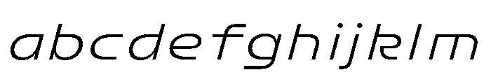 FC Crimp 421 Expanded Italic FONT