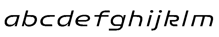 FC Crimp 431 Expanded Medium Italic FONT