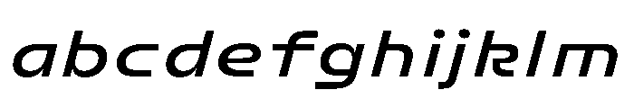 FC Crimp 441 Expanded Bold Italic FONT
