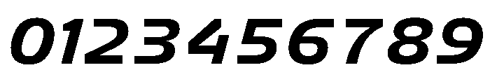 FC Crimp 451 Expanded Extra Bold Italic Font OTHER CHARS