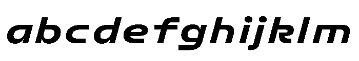 FC Crimp 451 Expanded Extra Bold Italic FONT