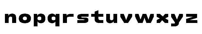 FC Crimp 460 Expanded Black Font LOWERCASE