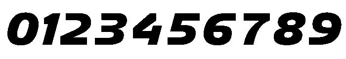 FC Crimp 461 Expanded Black Italic Font OTHER CHARS