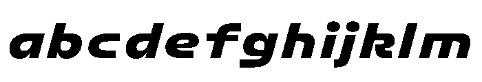 FC Crimp 461 Expanded Black Italic FONT
