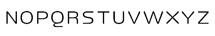 FC Crimp 520 X Expanded Regular Font UPPERCASE