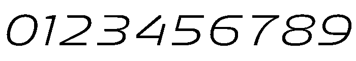 FC Crimp 521 X Expanded Italic Font OTHER CHARS
