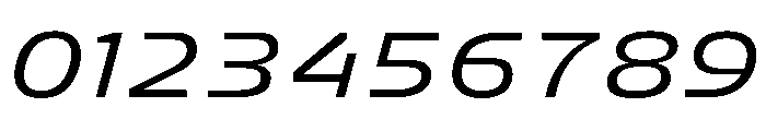 FC Crimp 531 X Expanded Medium Italic Font OTHER CHARS
