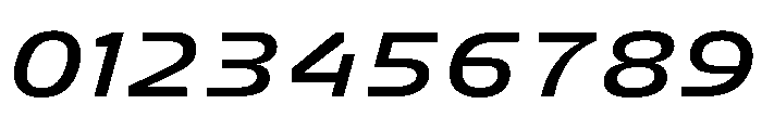 FC Crimp 541 X Expanded Bold Italic Font OTHER CHARS