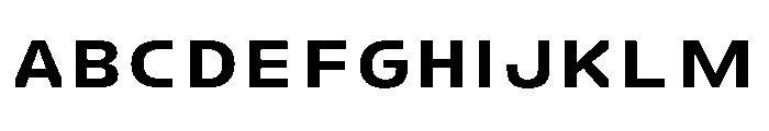 FC Crimp 550 X Expanded Extra Bold Font UPPERCASE