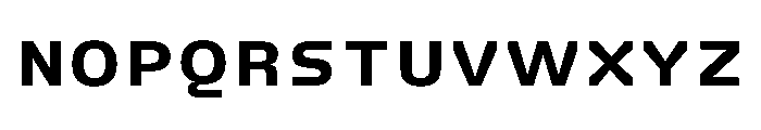 FC Crimp 550 X Expanded Extra Bold Font UPPERCASE