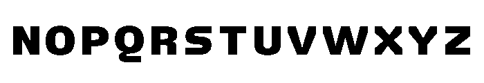 FC Crimp 560 X Expanded Black Font UPPERCASE