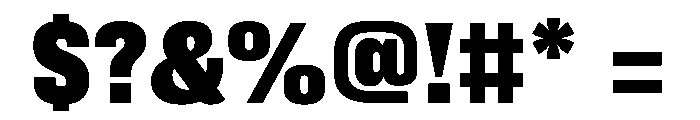 FC Cru 200 Condensed Black Font OTHER CHARS