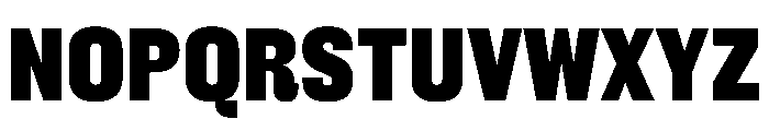 FC Cru 200 Condensed Black Font UPPERCASE