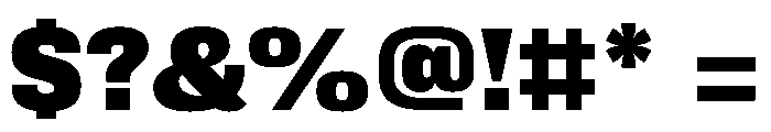 FC Cru 300 SemiCondensed Black Font OTHER CHARS