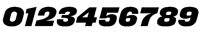 FC Cru 401 Black Italic Font OTHER CHARS