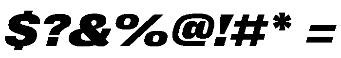 FC Cru 401 Black Italic Font OTHER CHARS