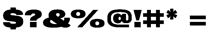 FC Cru 500 SemiExpanded Black Font OTHER CHARS