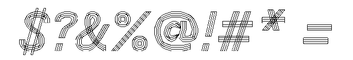 FC MAD Sans Black Italic Font OTHER CHARS