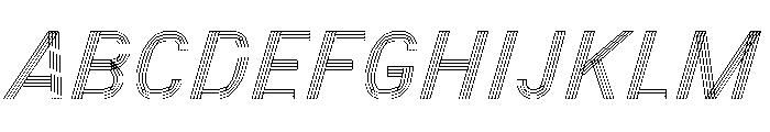 FC MAD Sans Black Italic Font UPPERCASE