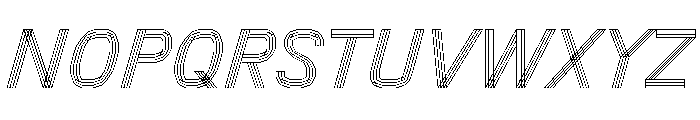 FC MAD Sans Black Italic Font UPPERCASE