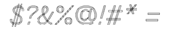FC MAD Sans Bold Italic Font OTHER CHARS