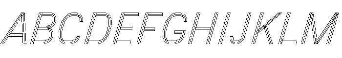 FC MAD Sans Bold Italic Font UPPERCASE
