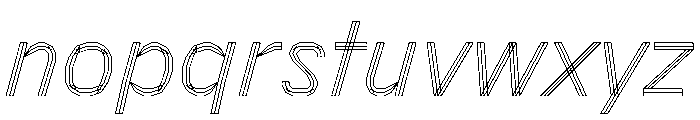 FC MAD Sans Bold Italic Font LOWERCASE