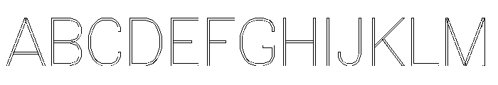 FC MAD Sans Font UPPERCASE