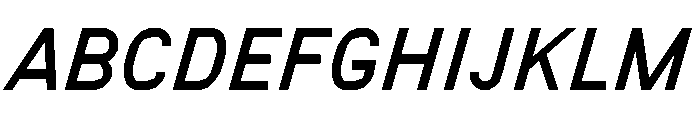 FC MAD Sans Fill Black Italic Font UPPERCASE