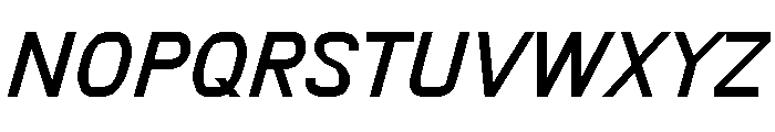 FC MAD Sans Fill Black Italic Font UPPERCASE