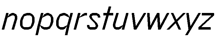 FC MAD Sans Fill Bold Italic Font LOWERCASE
