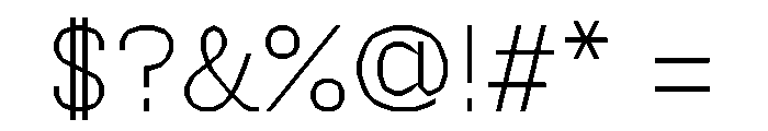 FC MAD Sans Fill Font OTHER CHARS