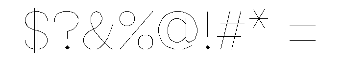 FC MAD Sans Fill Light Font OTHER CHARS
