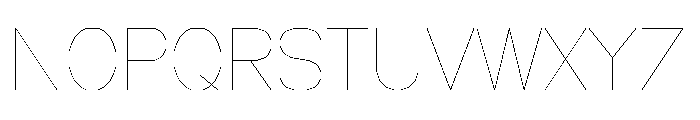 FC MAD Sans Fill Light Font UPPERCASE