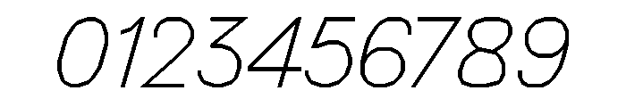 FC MAD Sans Fill Regular Italic Font OTHER CHARS