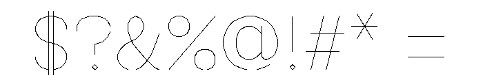 FC MAD Sans Light Font OTHER CHARS