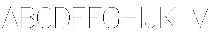 FC MAD Sans Light Font UPPERCASE