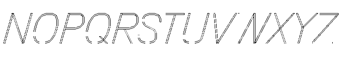 FC MAD Sans Regular Italic Font UPPERCASE