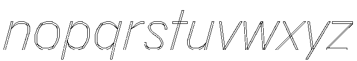 FC MAD Sans Regular Italic Font LOWERCASE