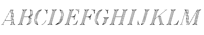 FC MAD Serif Black Italic Font UPPERCASE