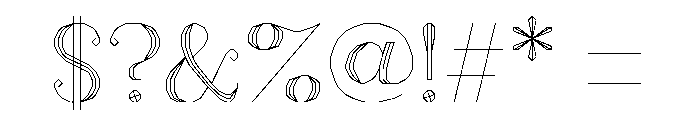 FC MAD Serif Bold Font OTHER CHARS