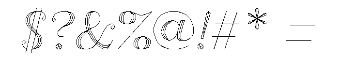 FC MAD Serif Bold Italic Font OTHER CHARS