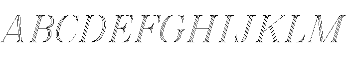 FC MAD Serif Bold Italic Font UPPERCASE