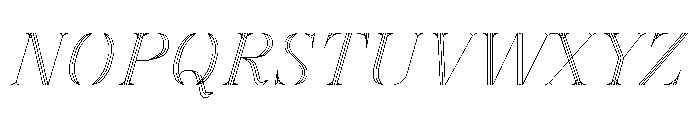 FC MAD Serif Bold Italic Font UPPERCASE