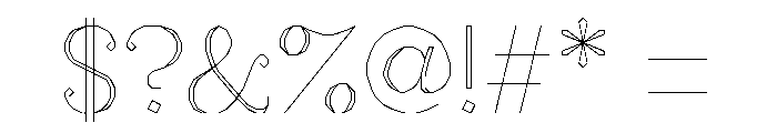 FC MAD Serif Font OTHER CHARS